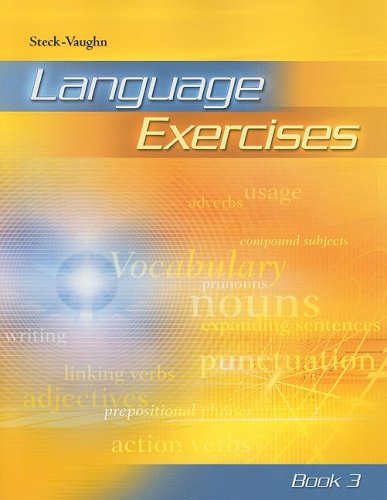 Imagen de archivo de Steck-Vaughn Language Exercises Book 3 a la venta por Better World Books: West