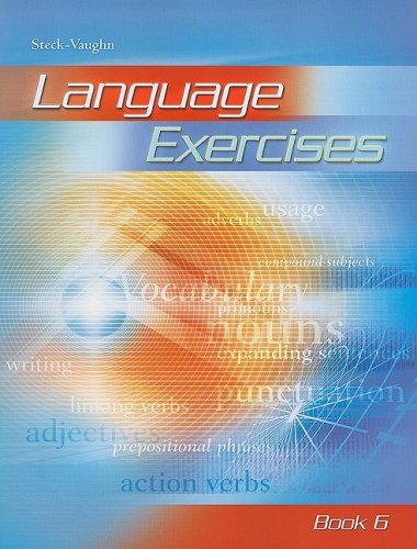 Stock image for Steck-Vaughn Language Exercise: Student Workbook Grade 6 for sale by Better World Books: West