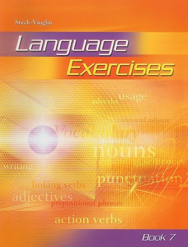 Stock image for Steck-Vaughn Language Exercises (Book 7) for sale by Better World Books: West