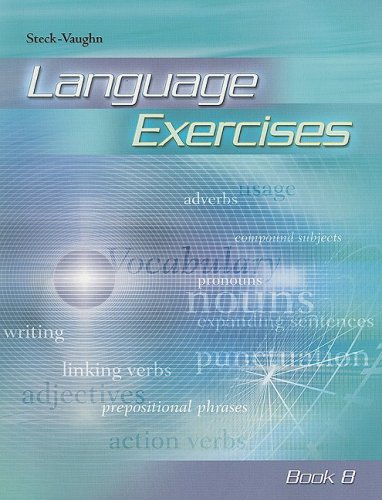 Imagen de archivo de Steck-Vaughn Language Exercises (Book 8) a la venta por Better World Books