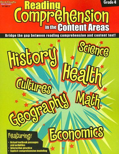Stock image for Reading Comprehension in the Content Areas, Grade 4 for sale by HPB-Red