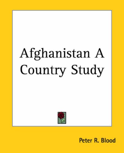 9781419104985: Afghanistan A Country Study