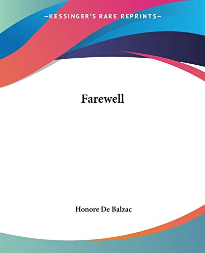 Farewell (9781419119309) by De Balzac, Honore