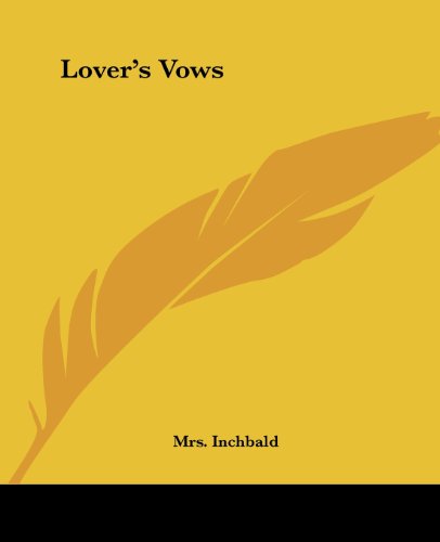 Stock image for Lover's Vows for sale by California Books