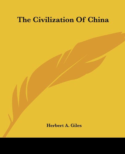 Stock image for The Civilization Of China for sale by California Books