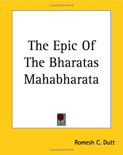 9781419161193: The Epic Of The Bharatas Mahabharata