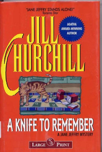 Beispielbild fr A Knife to Remember (Jane Jeffry Mysteries, No. 5) zum Verkauf von SecondSale