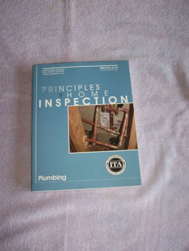 Beispielbild fr Principles of Home Inspection (plumbing) zum Verkauf von HPB-Red