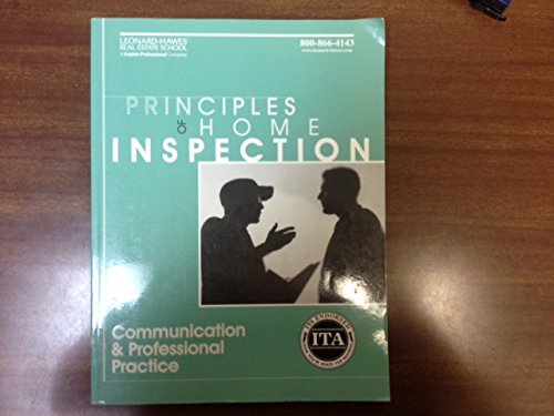Beispielbild fr Principles of Home Inspection (Communication & Professional Practice) zum Verkauf von HPB-Red