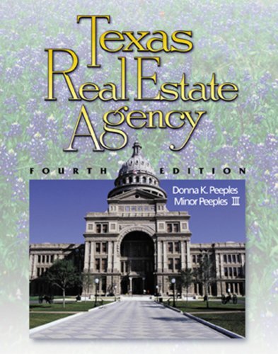 Imagen de archivo de Texas Real Estate Agency a la venta por HPB-Red