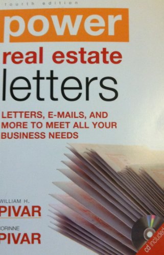 Stock image for Power Real Estate Letters (Power Real Estate Letters: Letters, E-Mails, & More to Meet All Busi) for sale by SecondSale