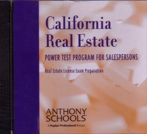 Stock image for California Real Estate Power Test Program for Salespersons [Real Estate License Exam Preparation] for sale by Books From California