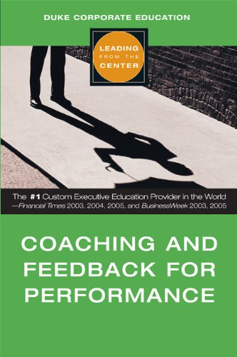 Stock image for Coaching and Feedback for Performance for sale by Better World Books: West