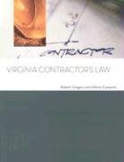 Stock image for Virginia Contractor's Law for sale by Wonder Book