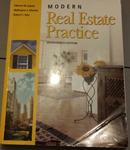 Imagen de archivo de Modern Real Estate Practice a la venta por Better World Books