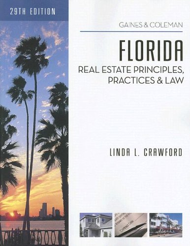 Beispielbild fr Florida Real Estate Principles, Practices & Law (FLORIDA REAL ESTATE PRINCIPLES, PRACTICES, AND LAW) zum Verkauf von Patrico Books