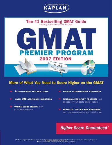 Beispielbild fr GMAT Premier Program zum Verkauf von Better World Books