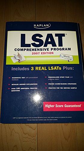 9781419541902: Kaplan LSAT, 2007 Edition: Comprehensive Program