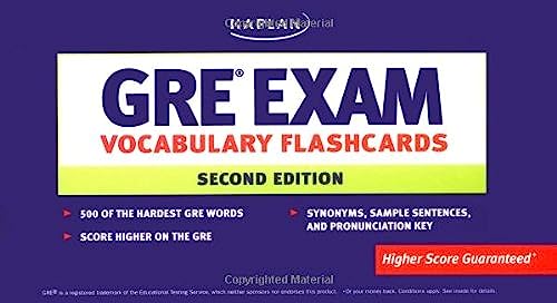 Beispielbild fr GRE Exam Vocabulary Flashcards zum Verkauf von Wonder Book