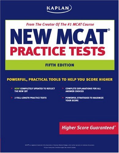 Imagen de archivo de New MCAT Practice Tests a la venta por Better World Books