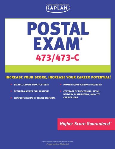 Beispielbild fr Kaplan Postal Exam 473/473-C zum Verkauf von Better World Books