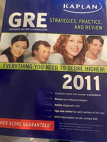 Stock image for Kaplan GRE 2011: Strategies, Practice, and Review (Kaplan Gre Exam) for sale by HPB-Red