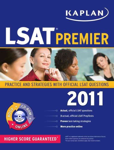 9781419549939: Premier with CD-ROM (Kaplan LSAT)