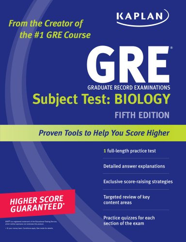 9781419550003: Kaplan GRE Subject Test: Biology: 5th edition (Kaplan GRE Biology)