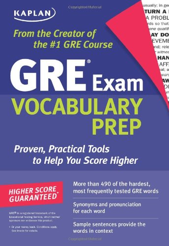 Kaplan GRE Exam Vocabulary Prep (9781419550027) by Kaplan