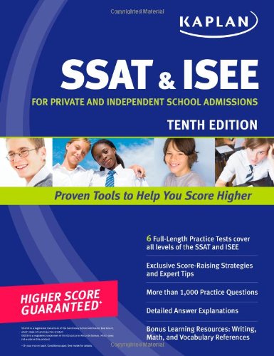 

Kaplan SSAT & ISEE: For Private and Independent School Admissions