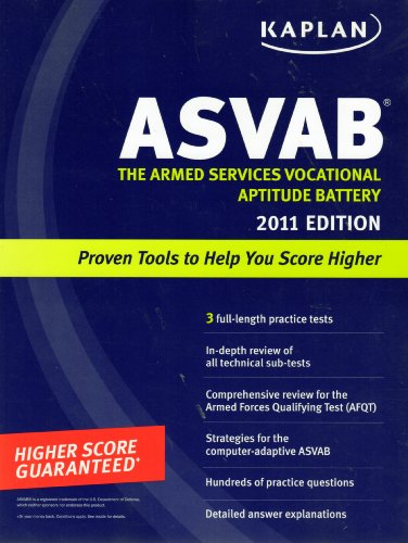 Stock image for Kaplan ASVAB 2011 Edition for sale by Front Cover Books