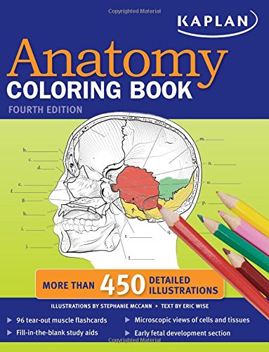 Imagen de archivo de Kaplan Anatomy Coloring Book a la venta por Better World Books