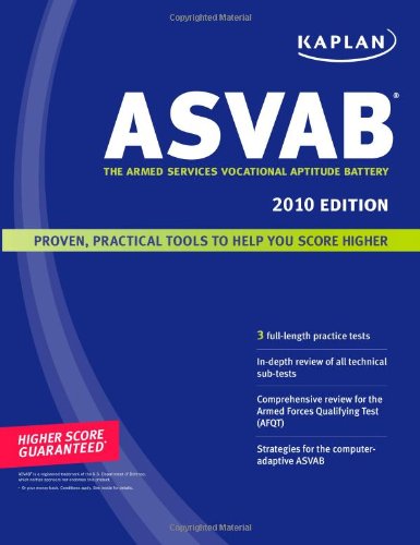 9781419550676: Kaplan ASVAB 2010 Edition: The Armed Services Vocational Aptitude Battery
