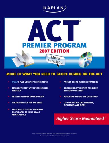 Beispielbild fr Kaplan ACT Premier Program [With CDROM] zum Verkauf von ThriftBooks-Atlanta