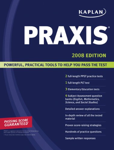 Stock image for Kaplan PRAXIS 2008 for sale by SecondSale
