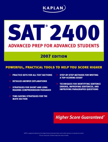 Kaplan SAT 2400, 2007 Edition (9781419550911) by Kaplan
