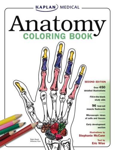 9781419551390: Anatomy Coloring Book (Kaplan Anatomy Coloring Book)