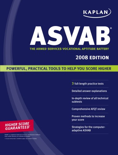 9781419551468: ASVAB: The Armed Services Vocational Aptitude Battery (Kaplan ASVAB)