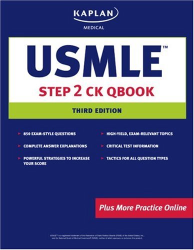 Stock image for Kaplan USMLE Step 2 CK Qbook for sale by Better World Books