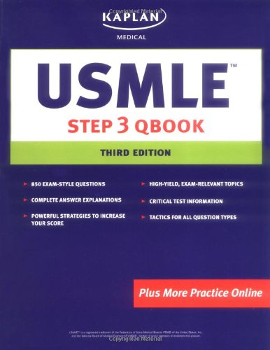 Stock image for USMLE Step 3 Qbook (Test-Taking and Study Strategies Guide) for sale by HPB-Emerald