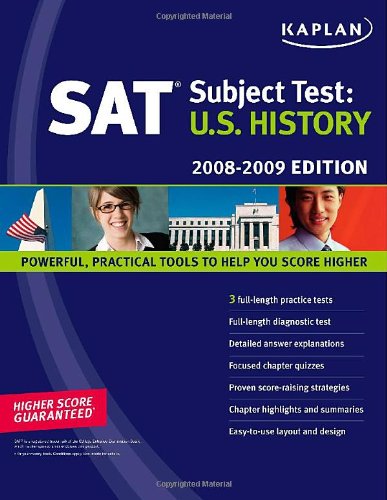 Imagen de archivo de Kaplan SAT Subject Test: U.S. History a la venta por ThriftBooks-Dallas