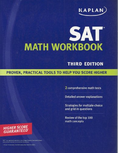 9781419552137: Kaplan Sat Math Workbook: Proven, Practical Tools to Help You Score Higher