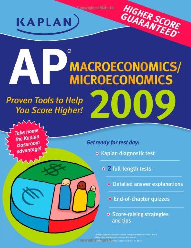 Imagen de archivo de Kaplan AP Macroeconomics/Microeconomics 2009 a la venta por HPB-Red