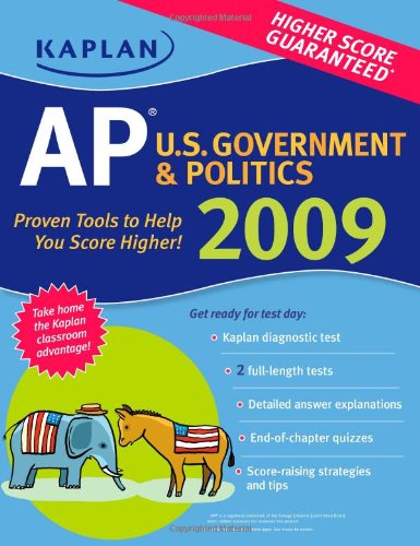 Kaplan AP U.S. Government & Politics 2009 (9781419552472) by Kleinschmidt, Ulrich; Brown, Bill