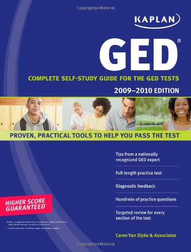 9781419552502: Kaplan GED 2009-2010 (Kaplan GED: Complete Self-study Guide for the GED Tests)