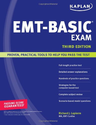 Beispielbild fr Kaplan EMT-Basic Exam zum Verkauf von HPB-Emerald
