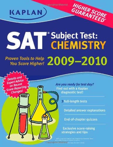 Stock image for Kaplan SAT Subject Test: Chemistry 2009-2010 Edition for sale by HPB-Red