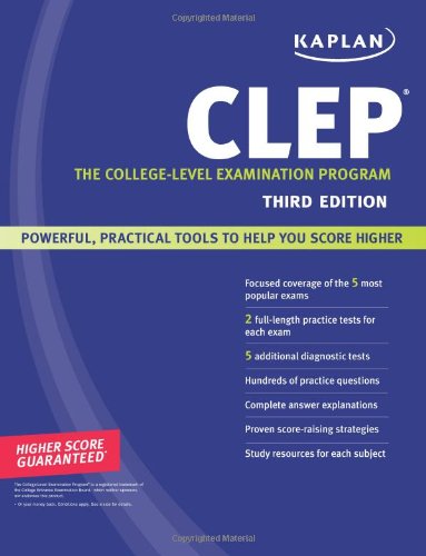 Imagen de archivo de Kaplan CLEP: The College-Level Examination Program a la venta por HPB Inc.