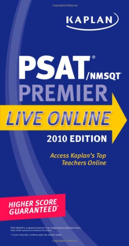 Imagen de archivo de Kaplan PSAT/NMSQT 2010 Premier Live Online a la venta por Half Price Books Inc.