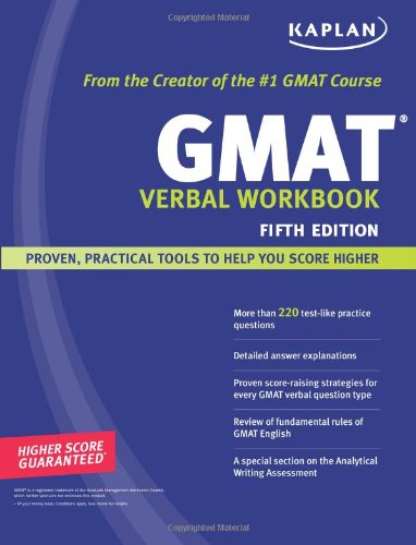 Stock image for Kaplan GMAT Verbal Workbook for sale by ThriftBooks-Atlanta